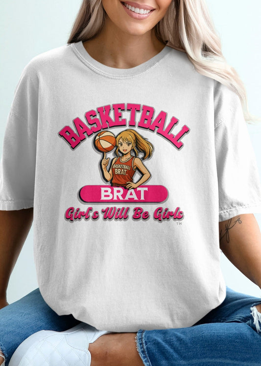 Basketball Brat Girls Will Be Girls Graphic T-shirt product type