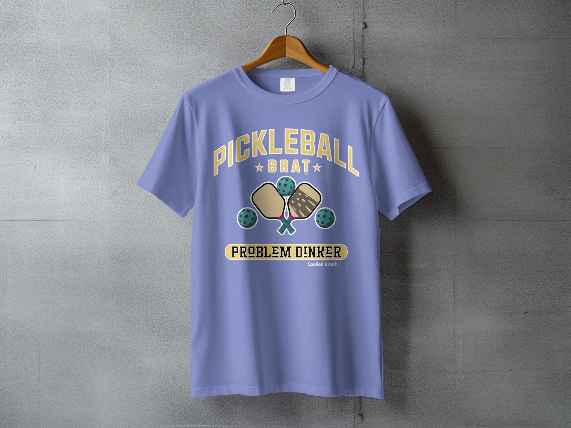 Pickleball Brat Problem Dinker Spoiled Brat T-shirt
