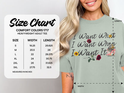 I Want What I Want When I Want It Tee product type