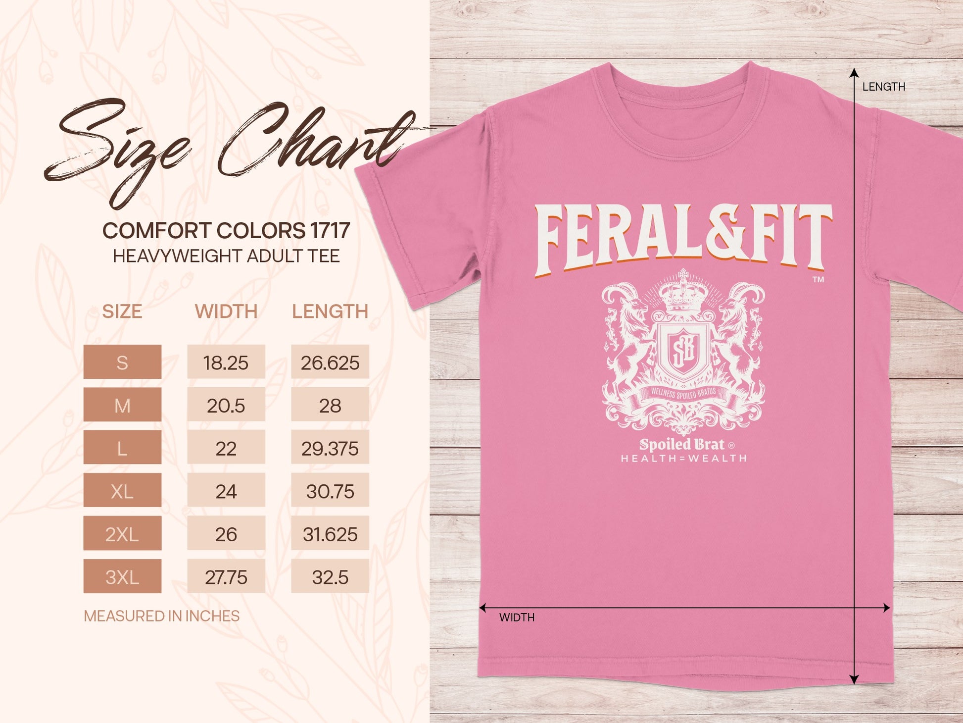 Feral and Fit Spoiled Brat Health Wealth Adult Tee product