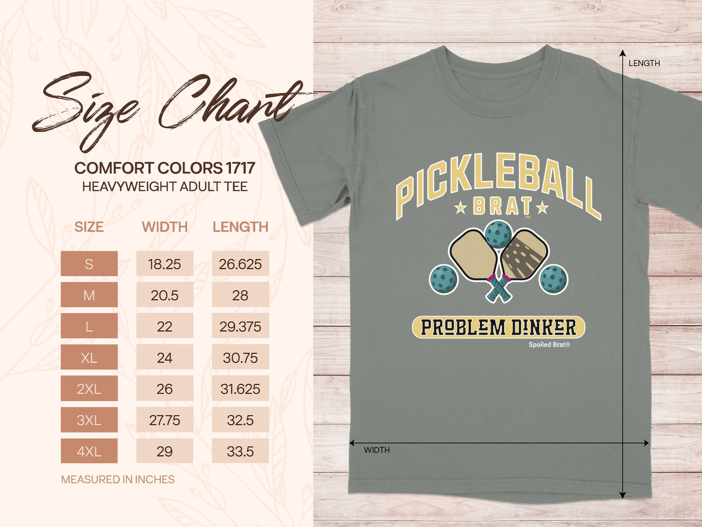 Pickleball Brat Problem Dinker Graphic Tee