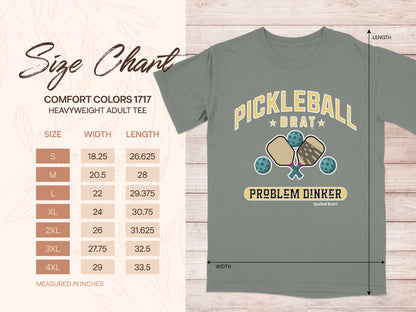 Pickleball Brat Problem Dinker Graphic Tee