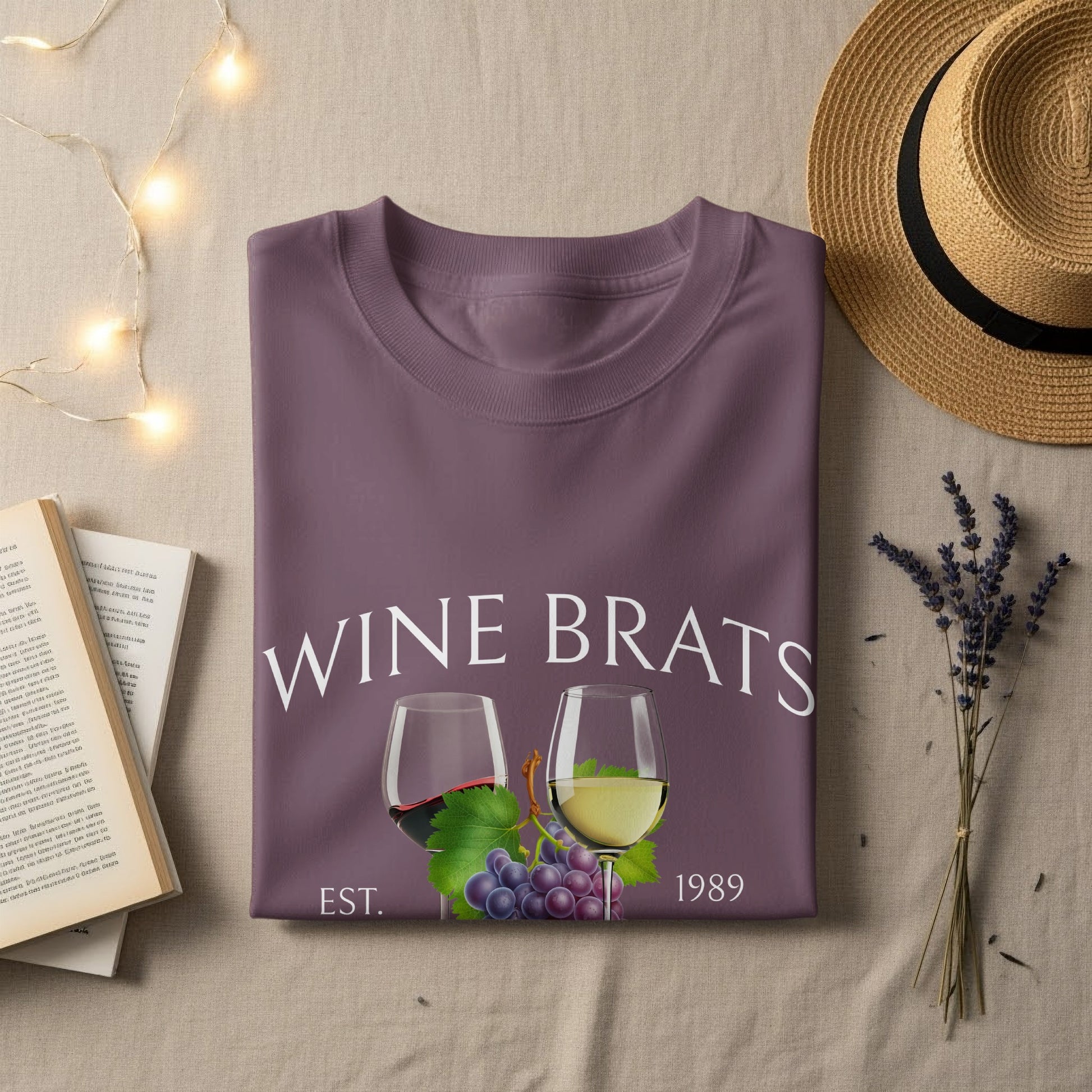 Wine Brats Est 1989 Graphic Tee product type