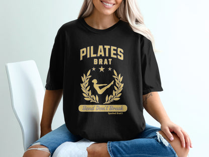 Pilates Brat Bend Don't Break Graphic T-Shirt product type