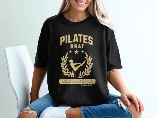 Pilates Brat Bend Don't Break Graphic T-Shirt product type