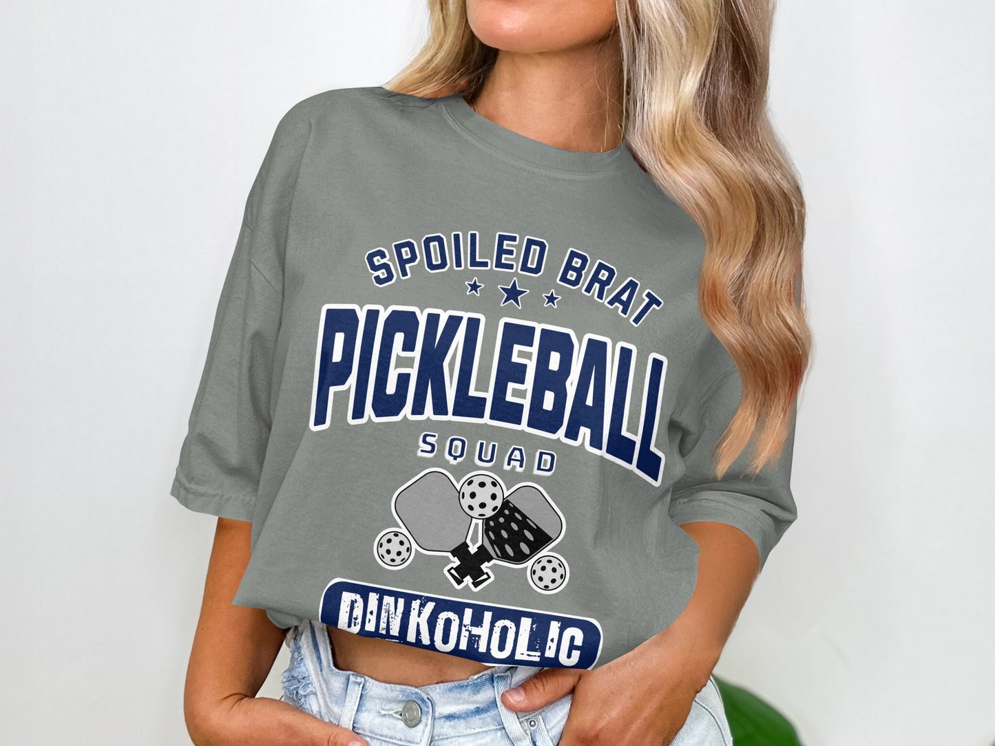 Spoiled Brat Pickleball Squad Dinkoholic T-Shirt