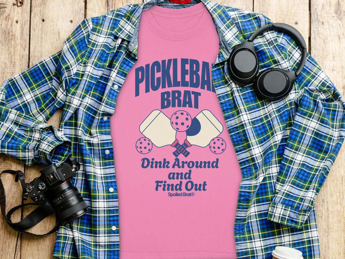 Pickleball Brat Dink Around and Find Out T-shirt