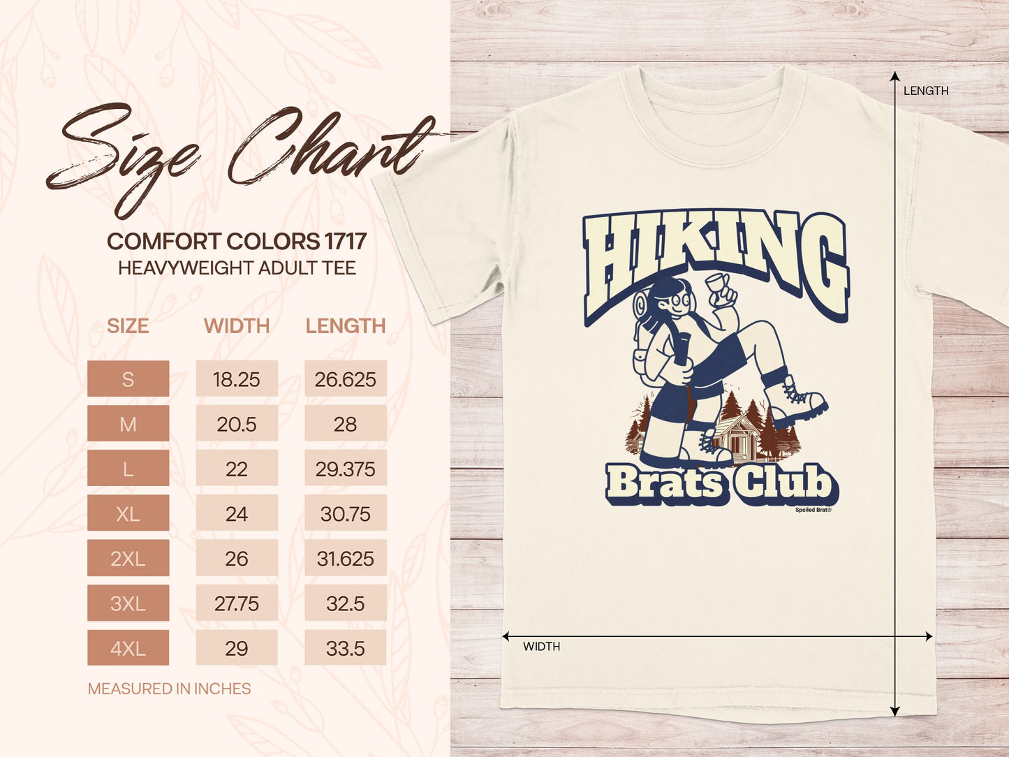 Hiking Brats Club Spoiled Brats Graphic Tee