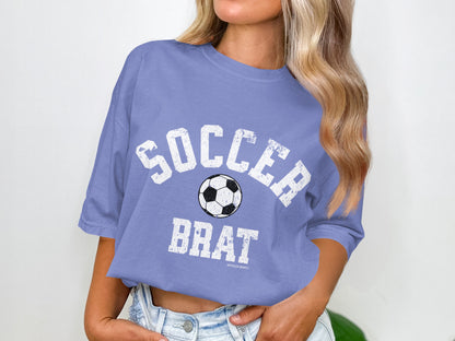Soccer Brat Graphic Tee Casual Shirt for Fans