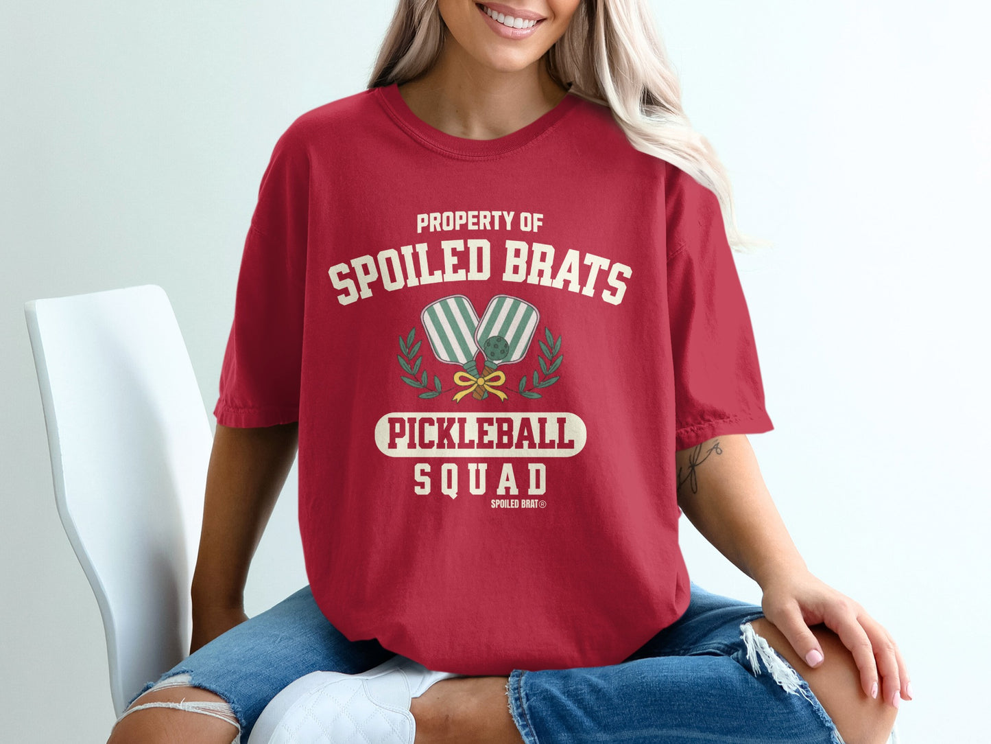 PROPERTY OF SPOILED BRATS PICKLEBALL SQUAD product type