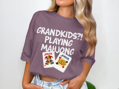 Grandkids?! Playing Mahjong Joker Cards product type