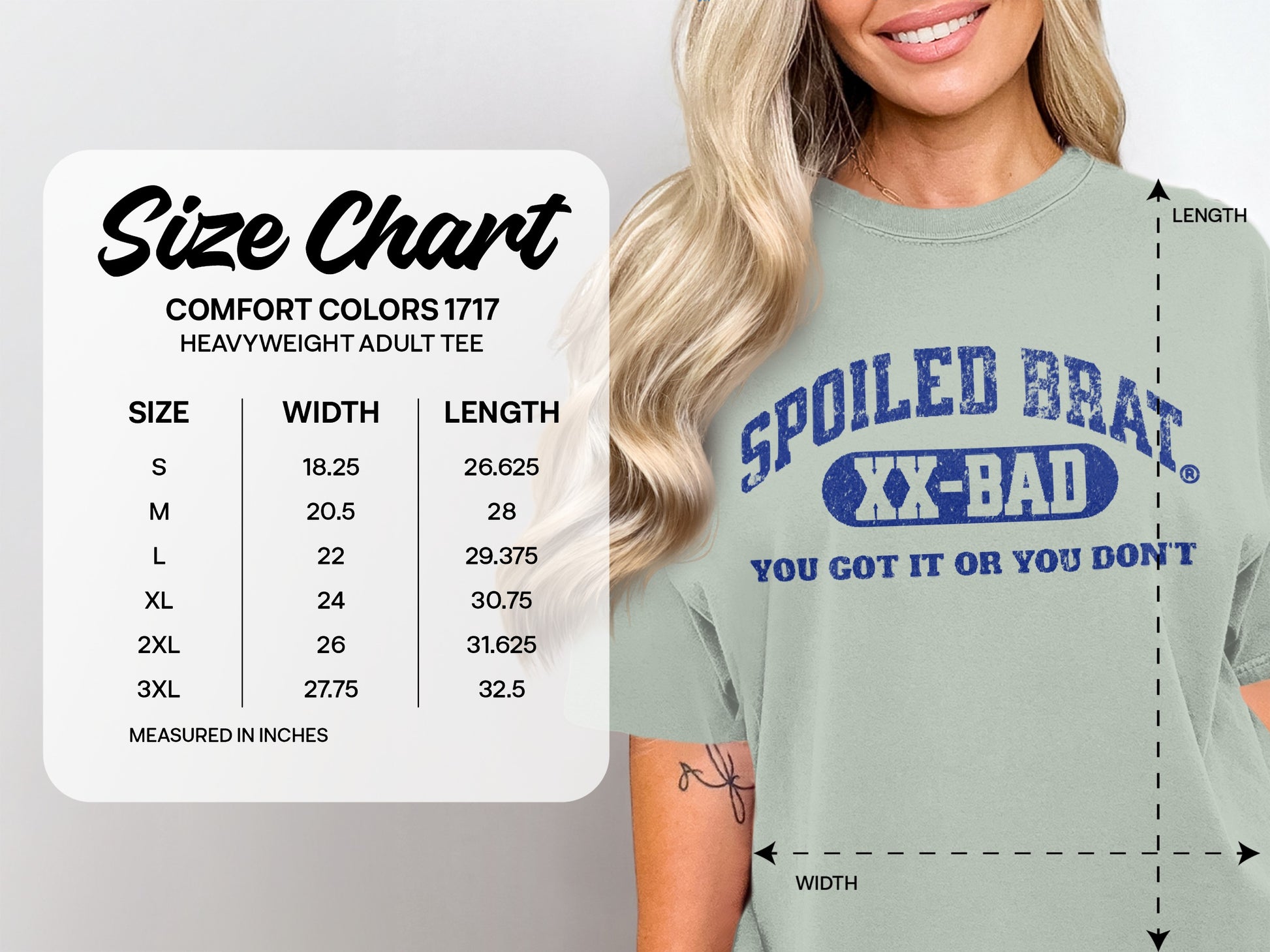 Spoiled Brat XX Bad Graphic Tee Heavyweight Adult product