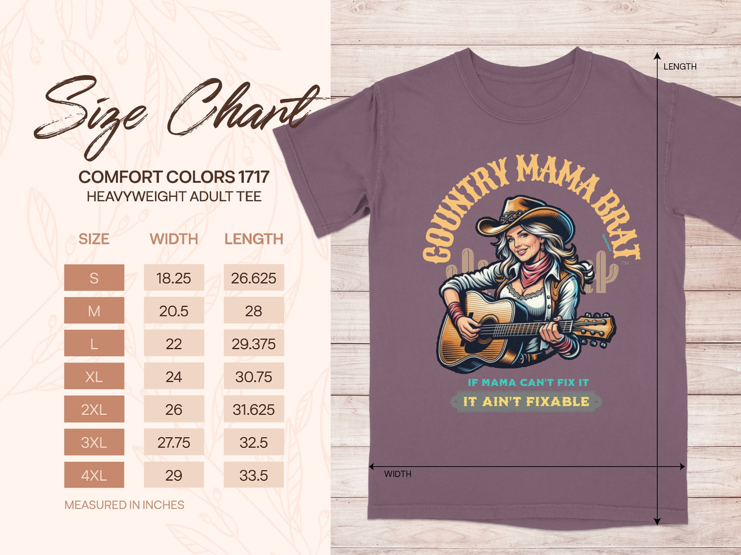 Country Mama Brat If Mama Can't Fix It Shirt