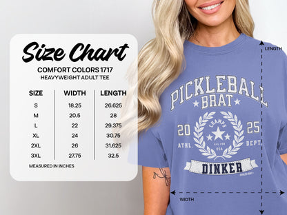 Pickleball Brat 2025 Dinker Heavyweight Adult Tee product