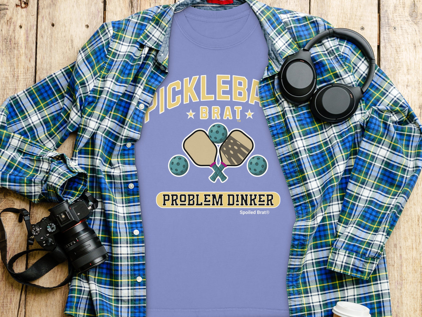 Pickleball Brat Problem Dinker Spoiled Brat T-shirt