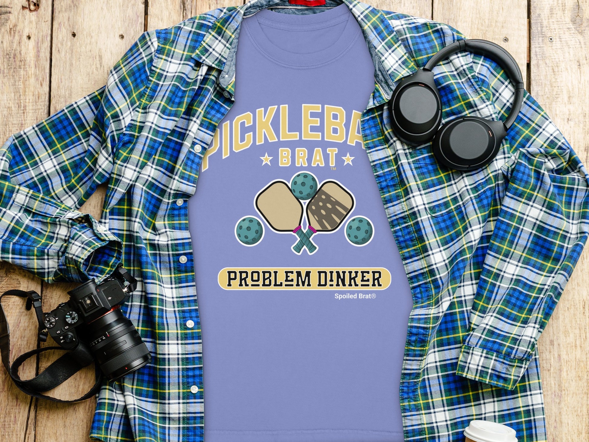 Pickleball Brat Problem Dinker Spoiled Brat T-shirt