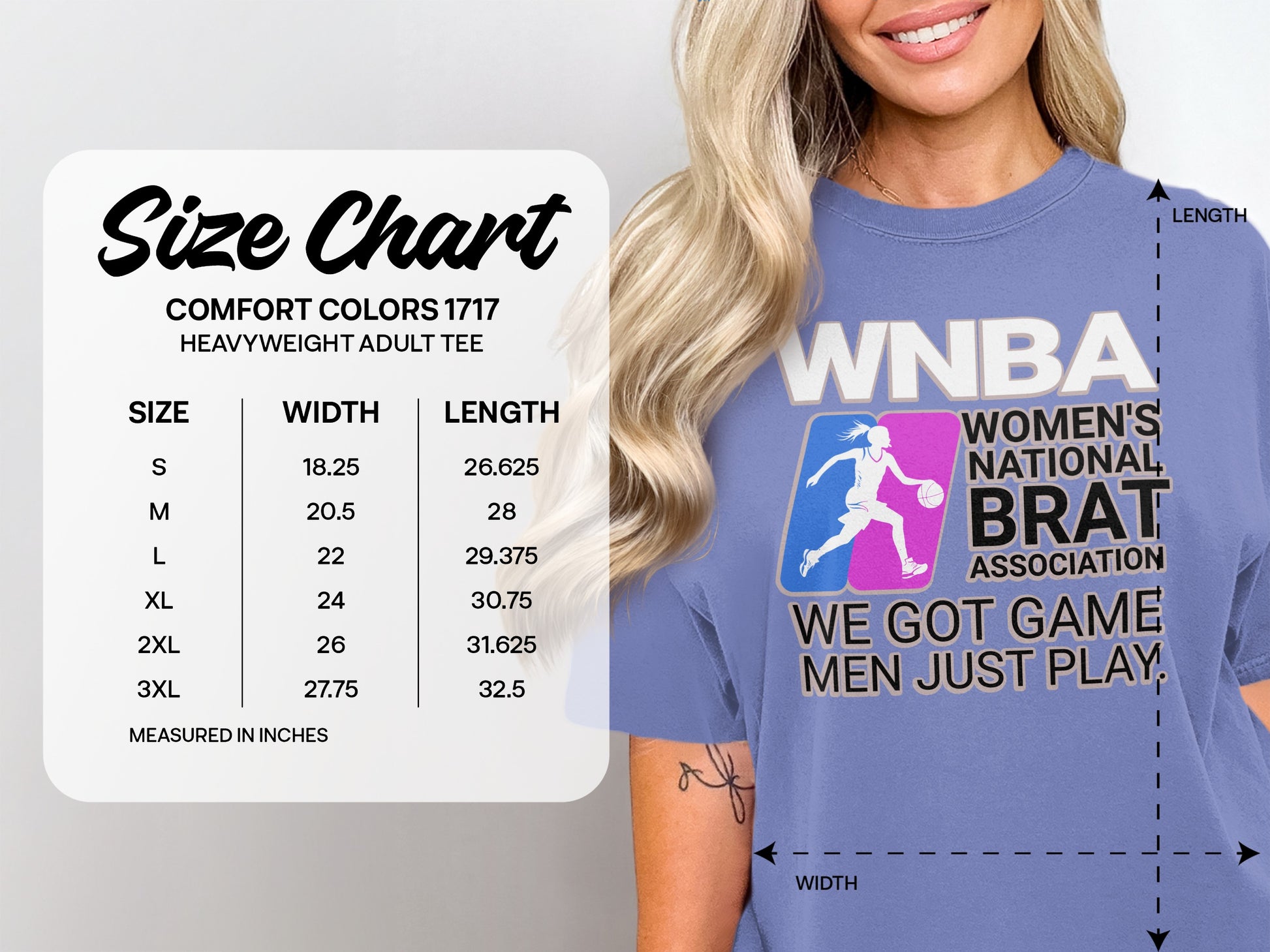 WNBA Women's National Brat Association Tee product