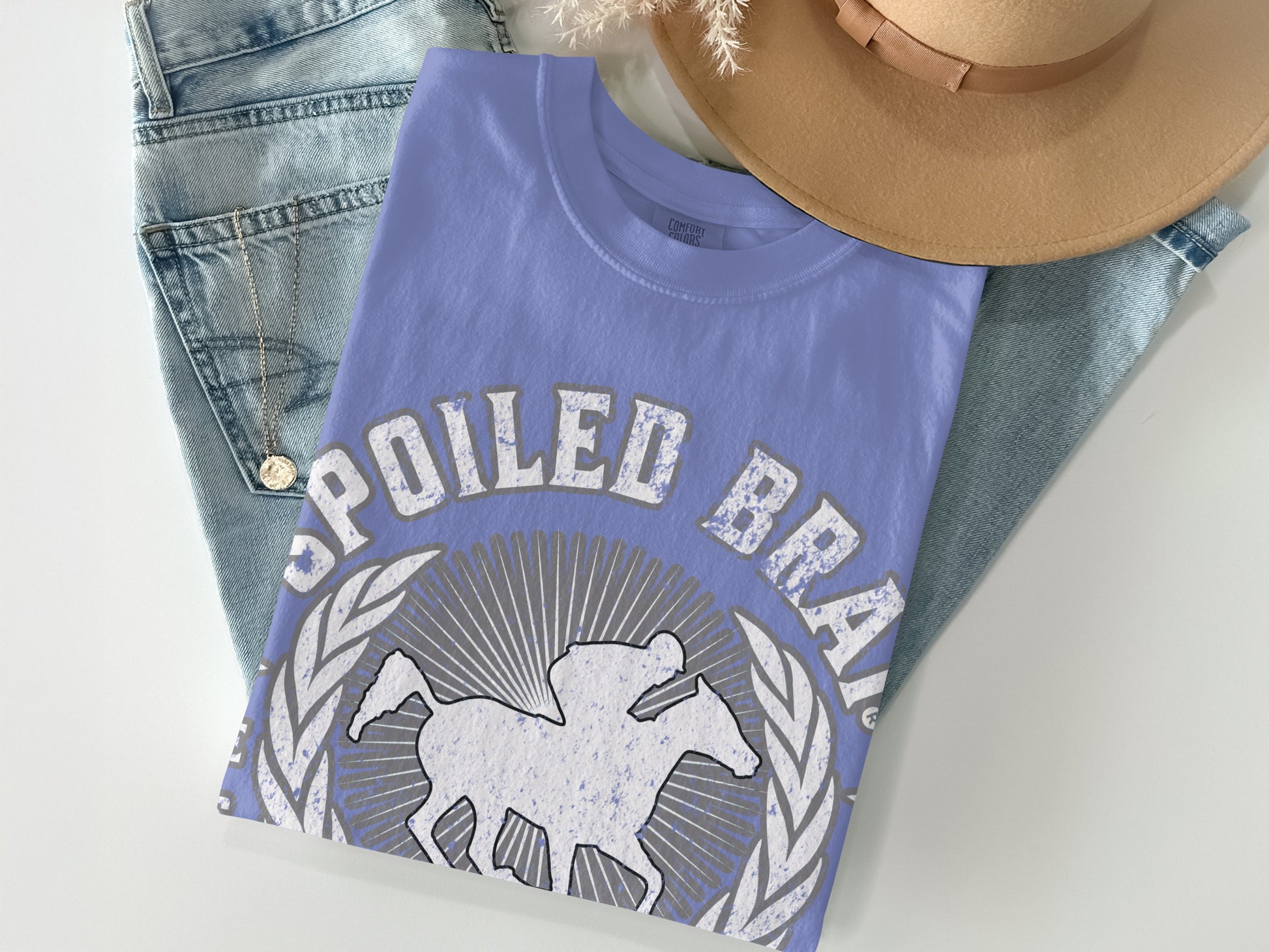 Spoiled Brat Graphic Horse Rider Short Sleeve Product
