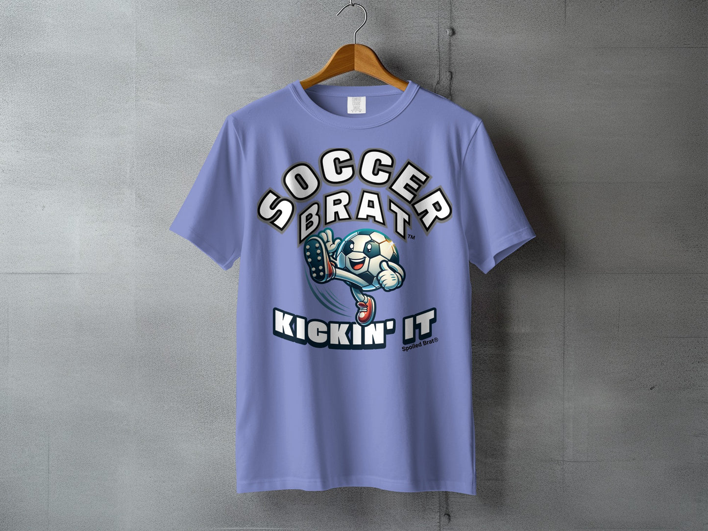 Soccer Brat Kickin' It Graphic Tee Shirt