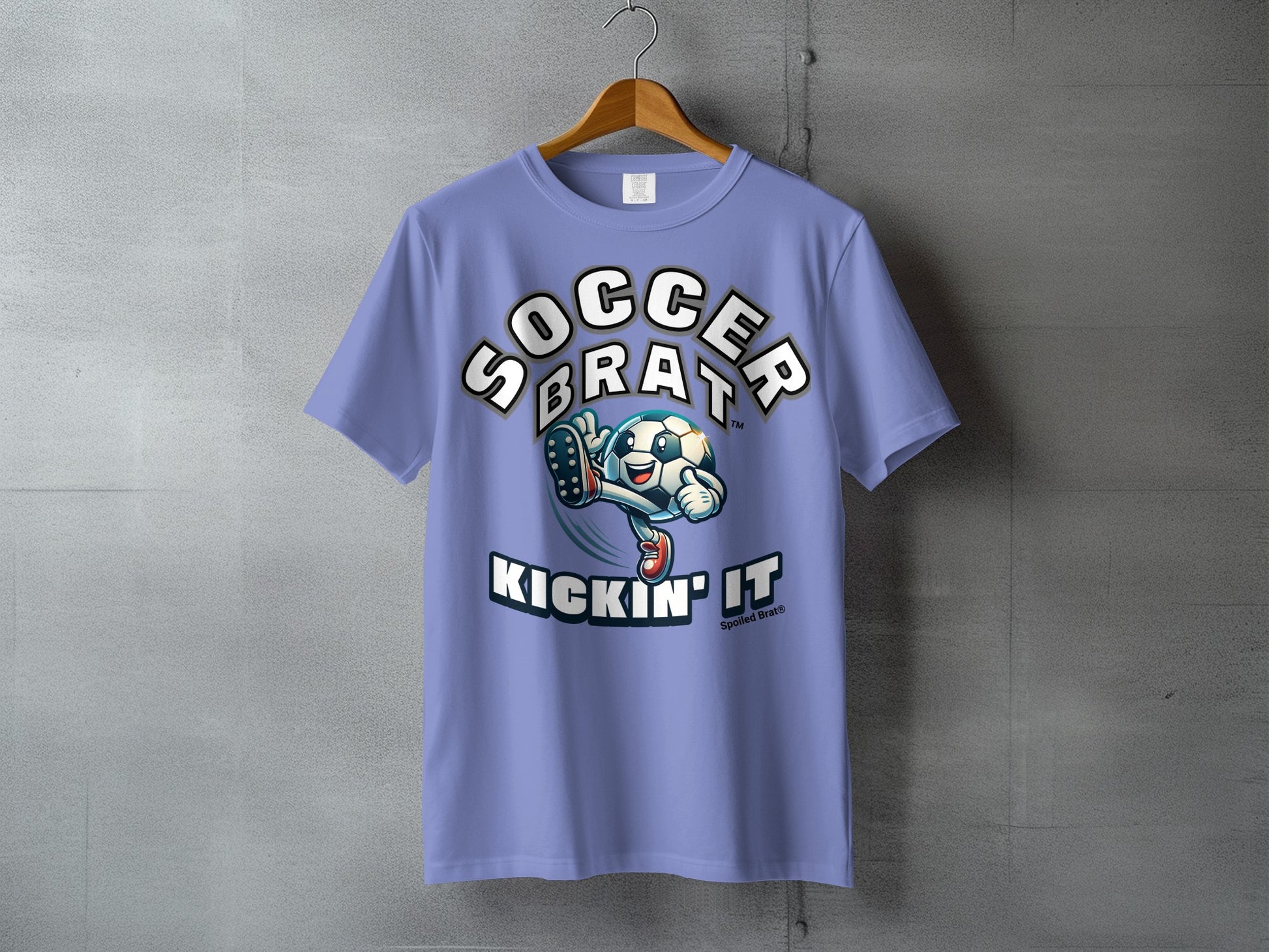 Soccer Brat Kickin' It Graphic Tee Shirt