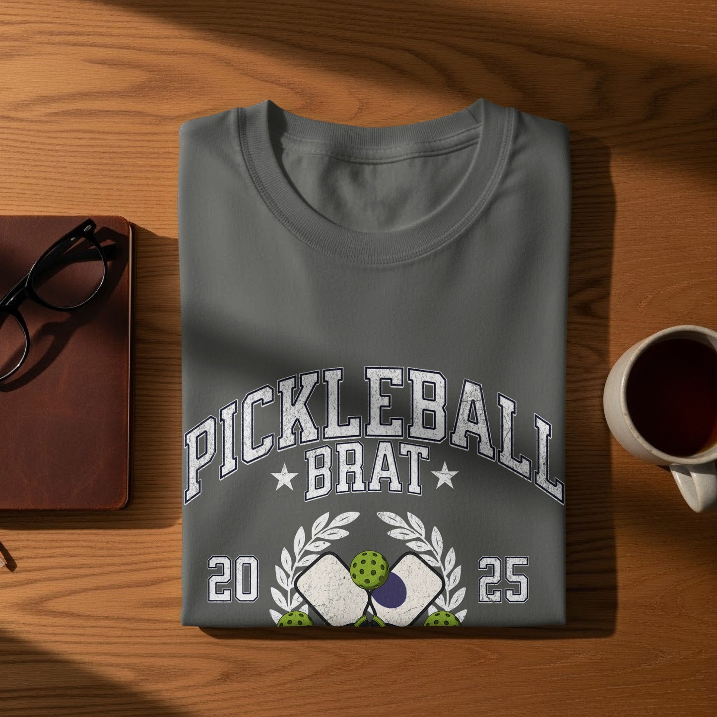 Pickleball Brat Vintage 2025 Graphic Tee product type