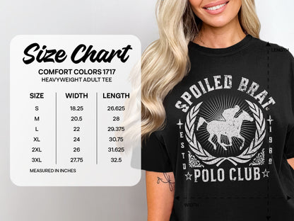 Spoiled Brat Polo Club Heavyweight Adult Tee product