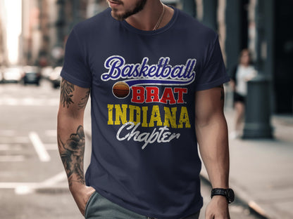 Basketball Brat Indiana Chapter Graphic Shirt product