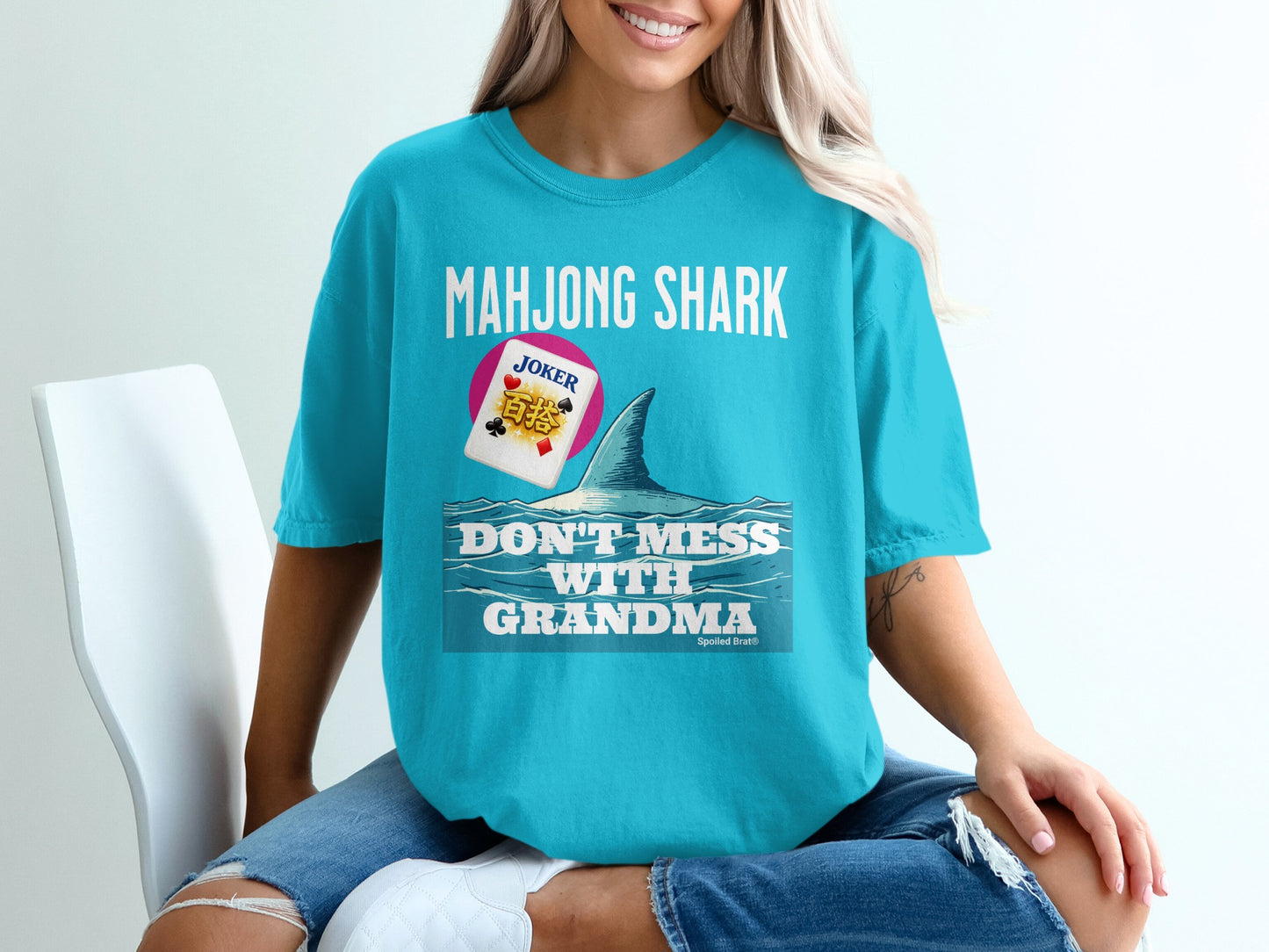 Mahjong Shark Joker Don't Mess With Grandma product type