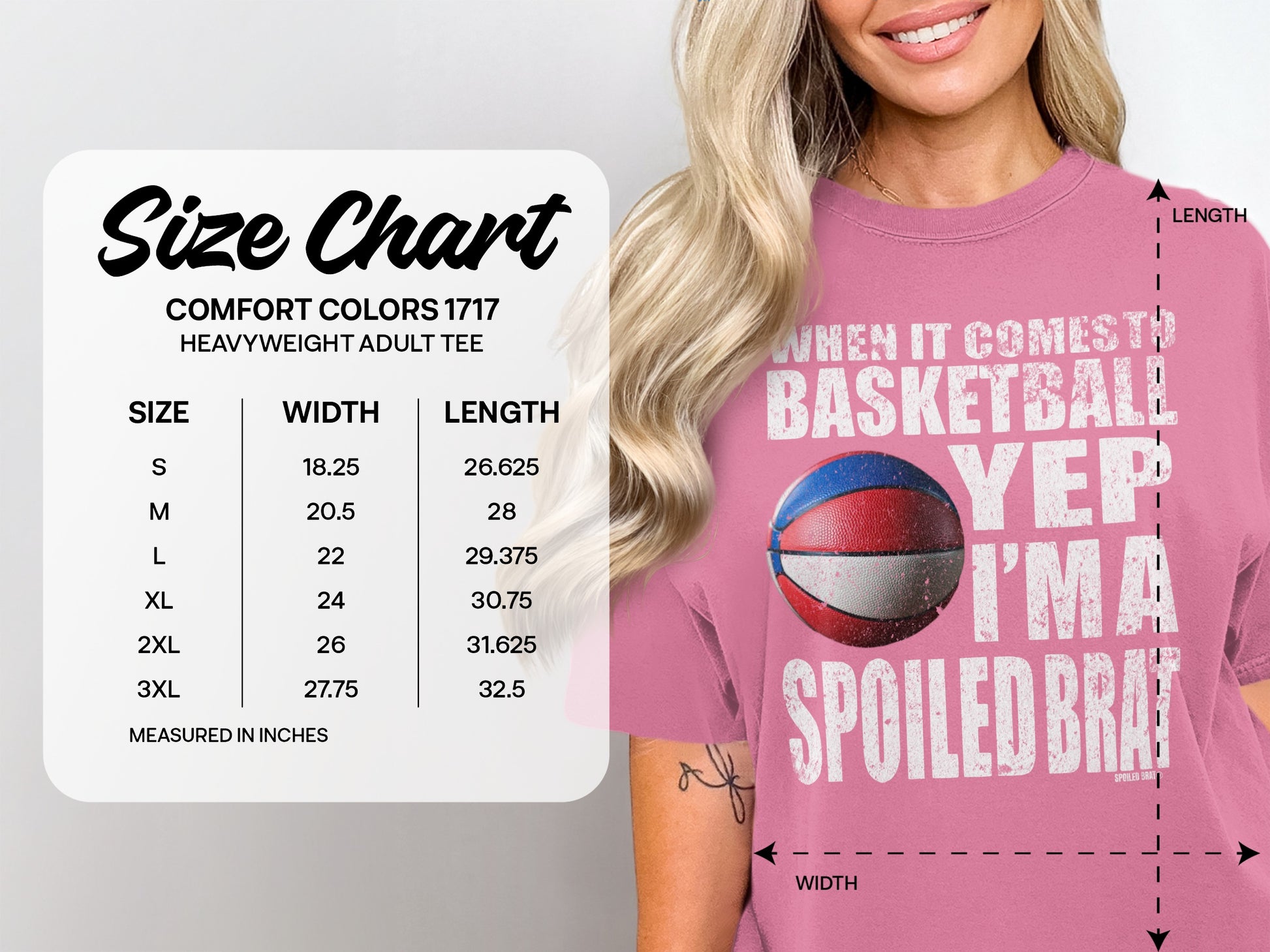 Basketball Yep I'm A Spoiled Brat Adult Tee product