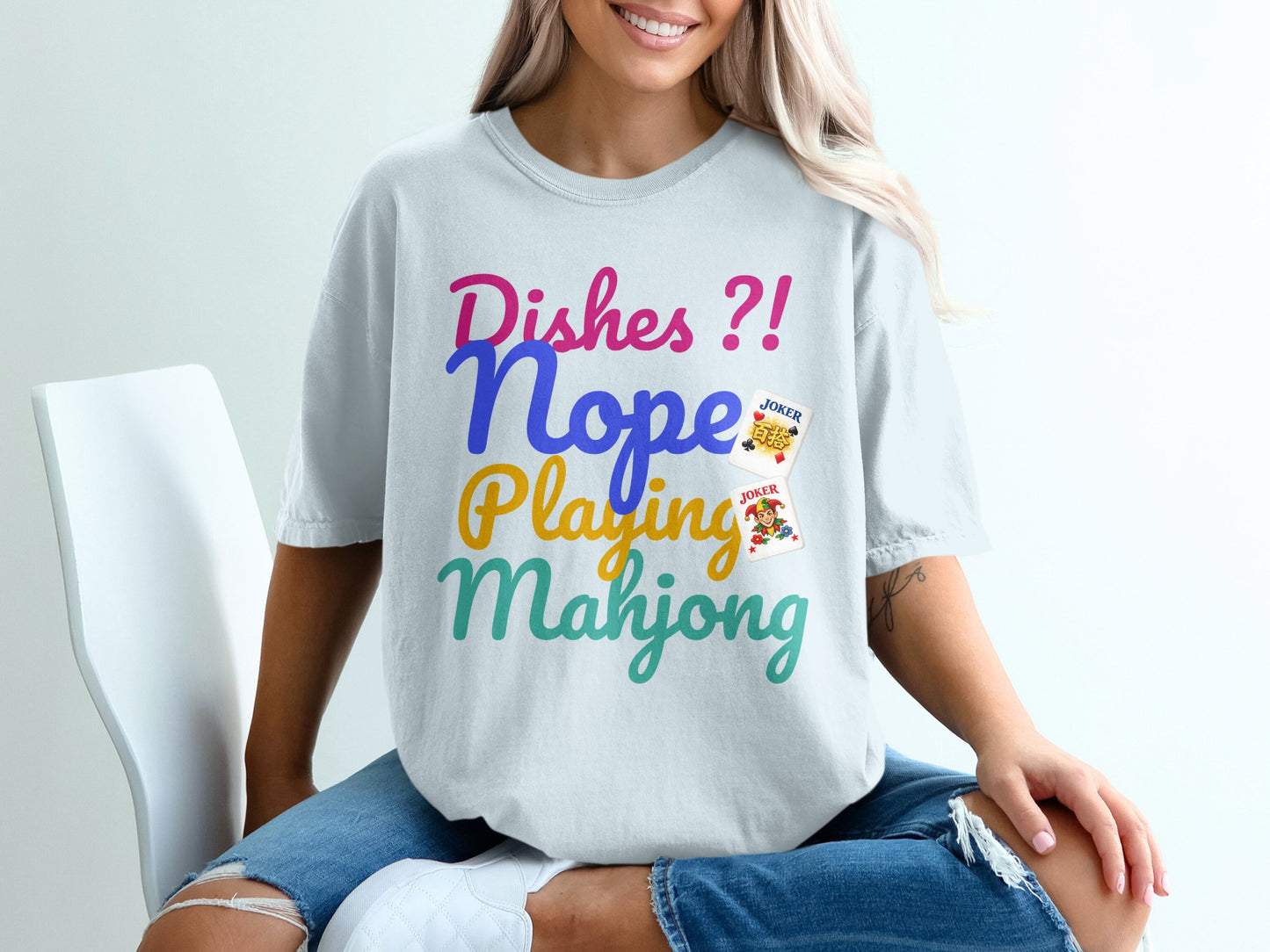 Dishes ?! Nope Playing Mahjong JOKER product type