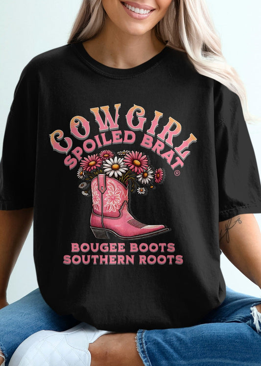Cowgirl Spoiled Brat Bougee Boots Southern Roots product type
