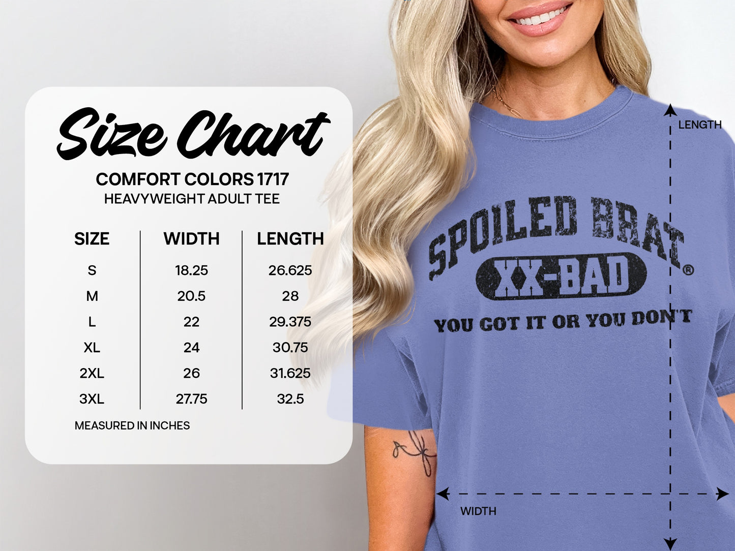 Spoiled Brat XX-Bad Heavyweight Adult Tee product