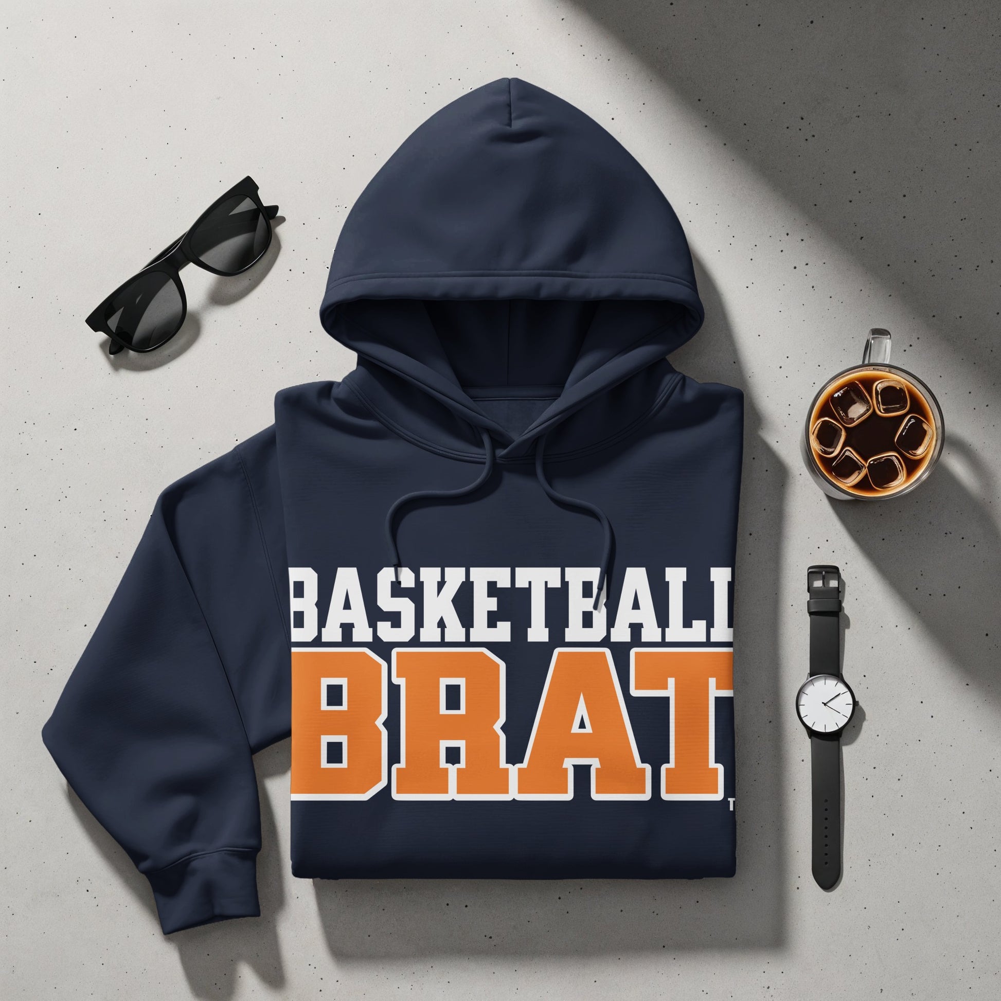 Basketball Brat Hoodie with Bold Graphic Design product
