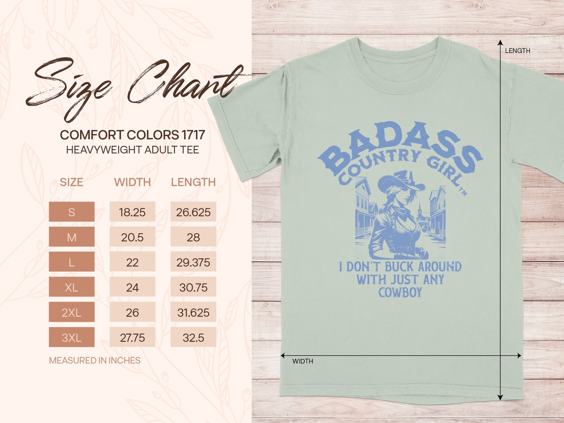 Badass Country Girl Cowboy Adult Tee product