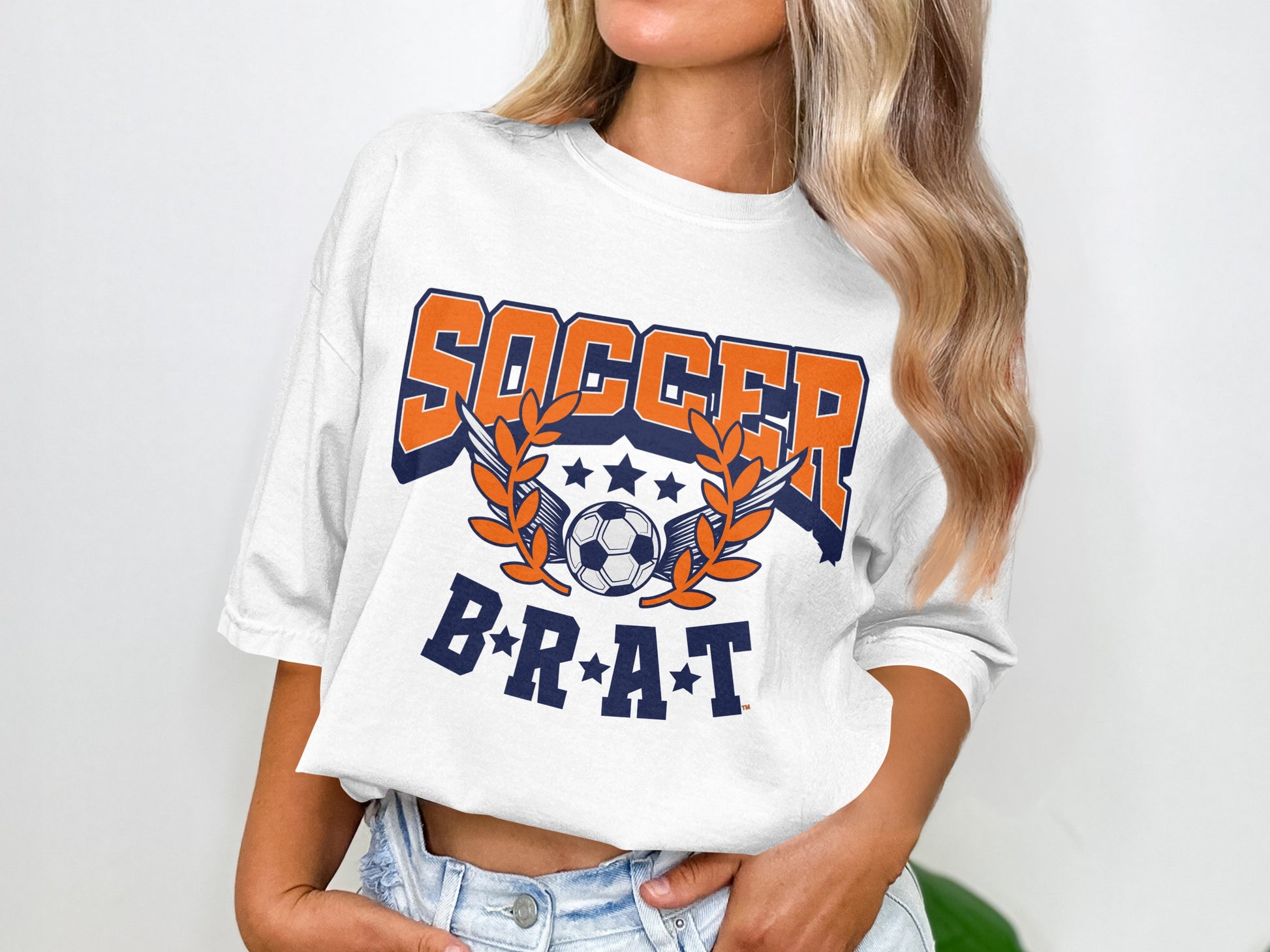 Soccer BRAT Graphic Tee Casual T-Shirt product type