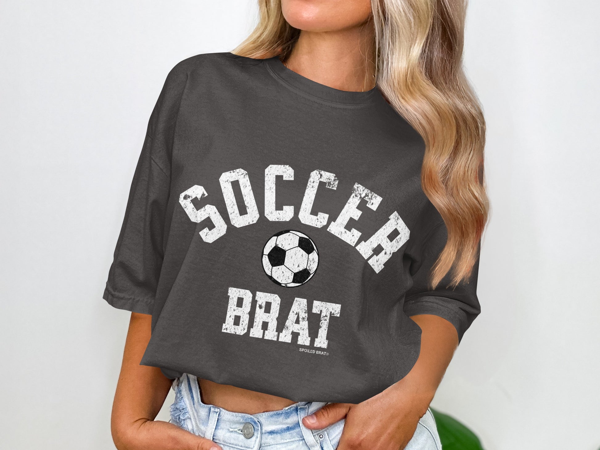 Soccer Brat Graphic T-Shirt Casual Style Top