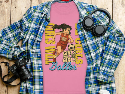 Girls Will Be Girls Baller Graphic T-Shirt product type