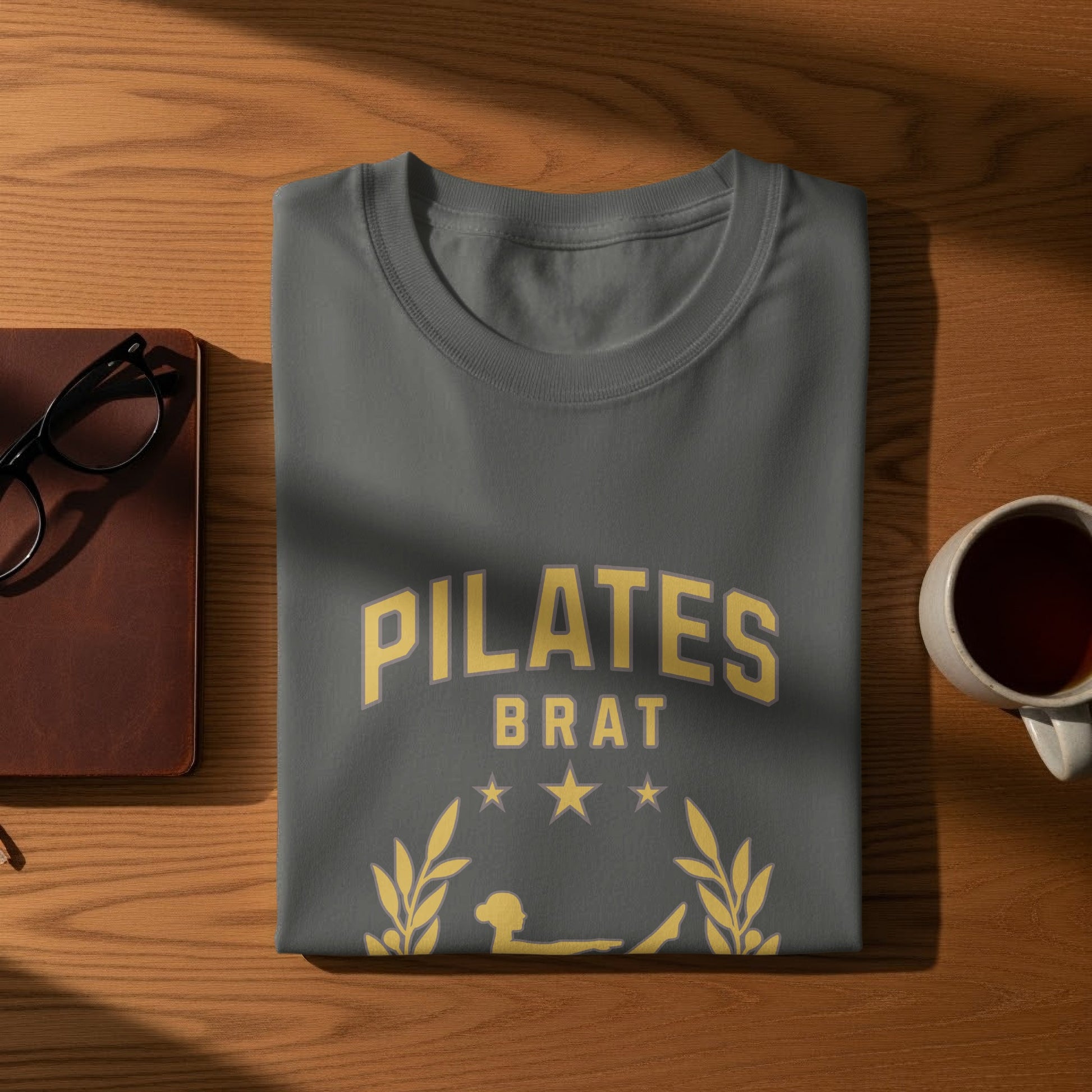 Pilates Brat Graphic Tee Comfortable Fit product type