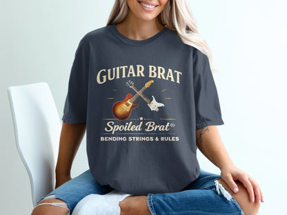 Guitar Brat Spoiled Brat Bending Strings and Rules Shirt