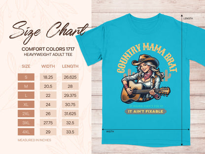 Country Mama Brat If Mama Can't Fix It Shirt