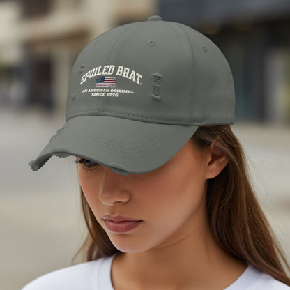 Spoiled Brat An American Original Distressed Hat product