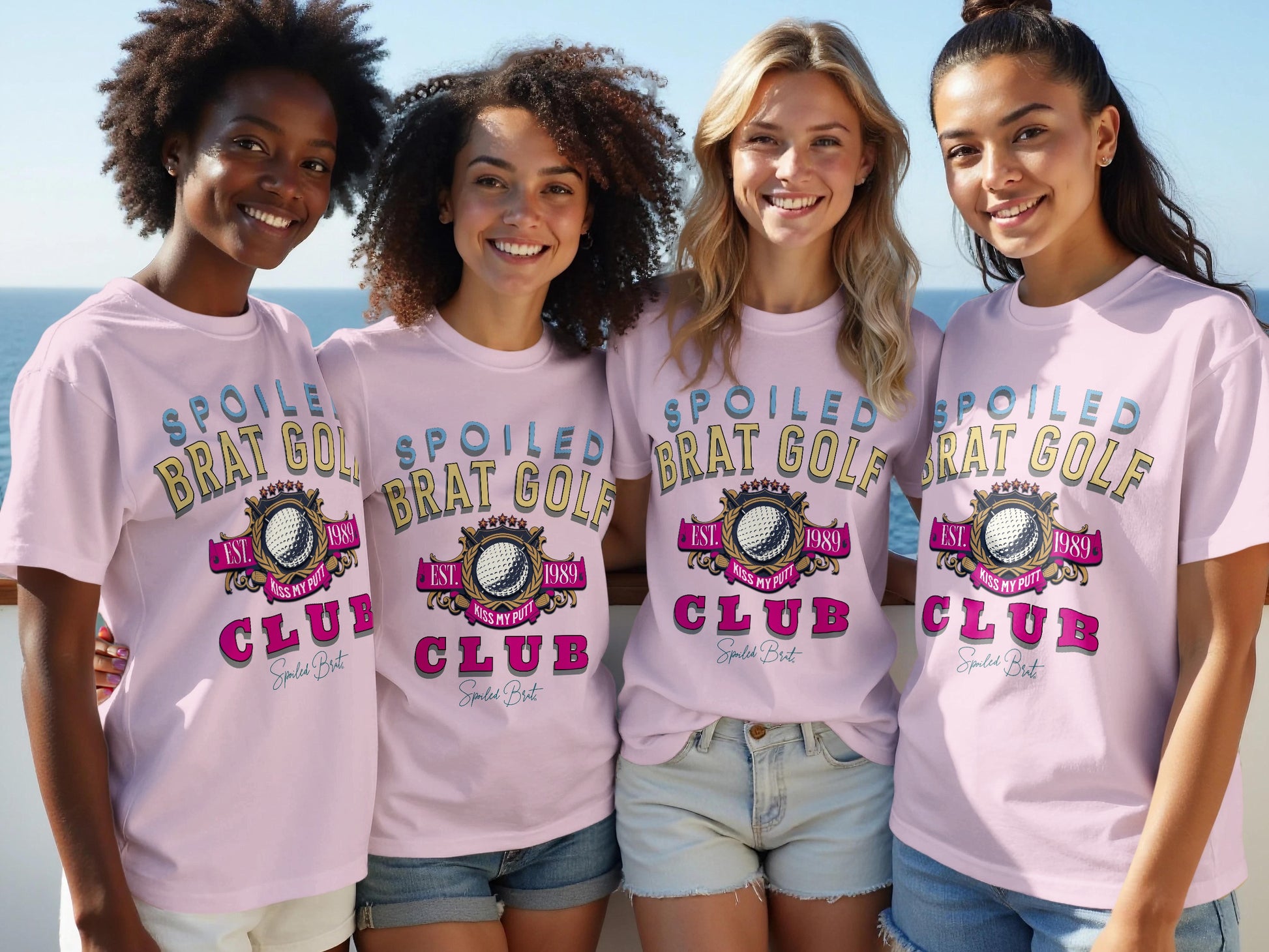Spoiled Brat Golf Club Illustrated Fun Graphic Shirt product