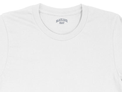 White t-shirt with "BLACKJACK BRAT" logo on the inside neck tag.