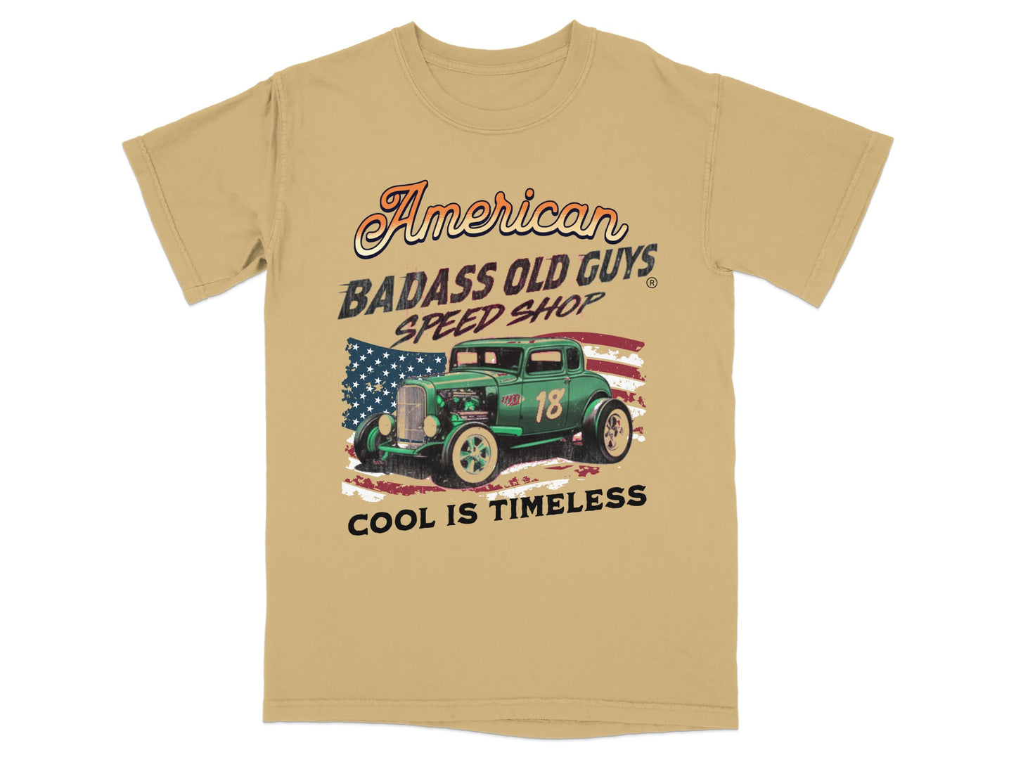 American BADASS OLD GUYS SPEED SHOP COOL IS TIMELESS product type