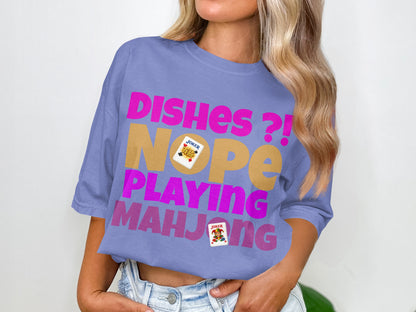 DISHES ?! NOPE PLAYING MAHJONG product type