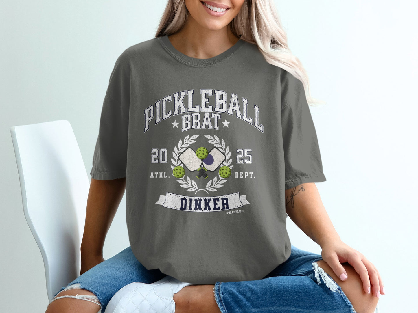 Pickleball Brat 2025 Dinker Athletic Dept Shirt Product