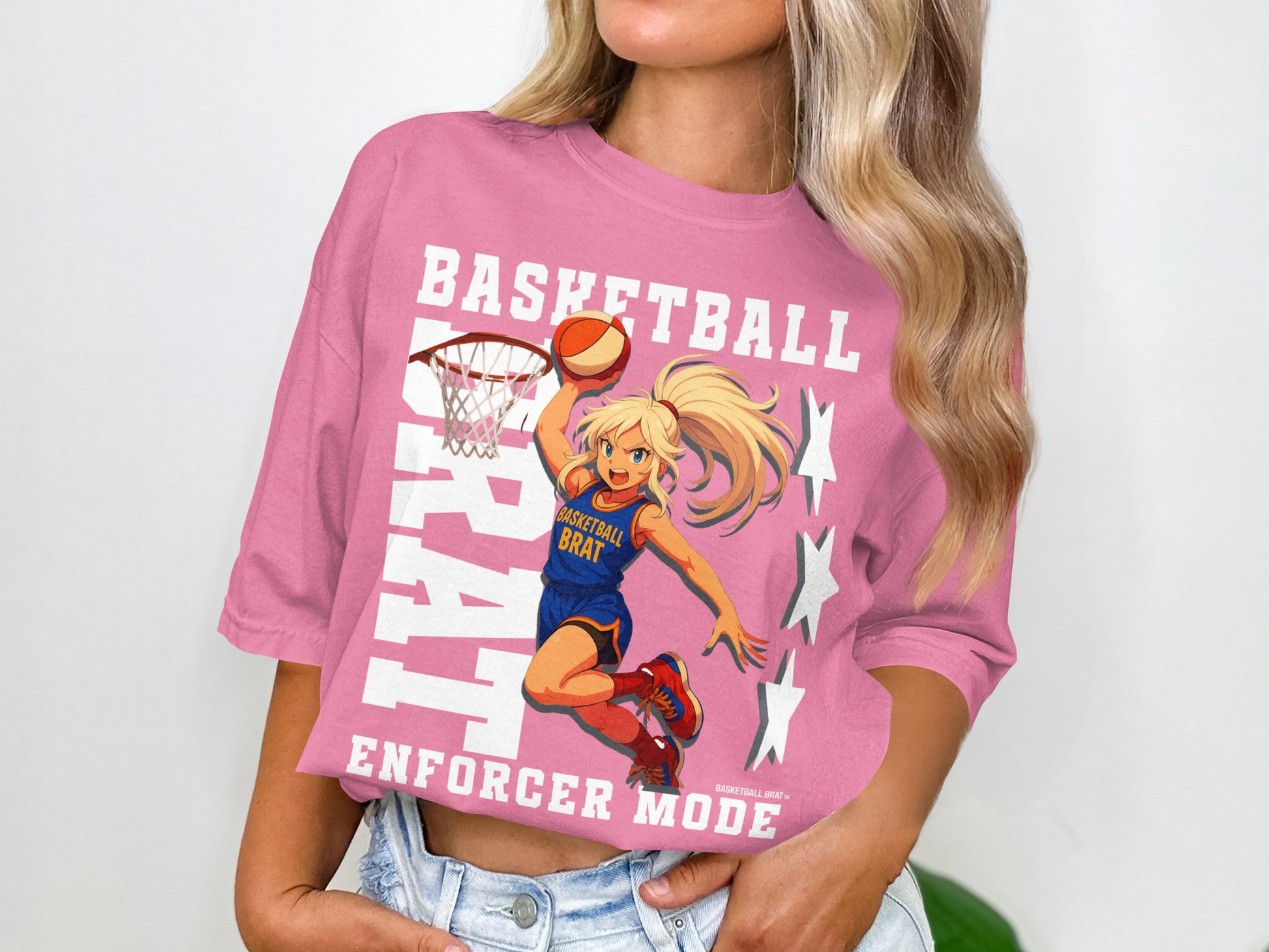 Basketball Brat Enforcer Mode Graphic T-Shirt product