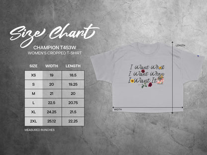 I Want Women's Cropped T-Shirt product type
