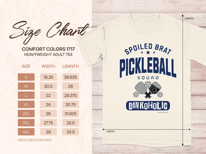 Spoiled Brat Pickleball Squad Dinkoholic Adult Tee