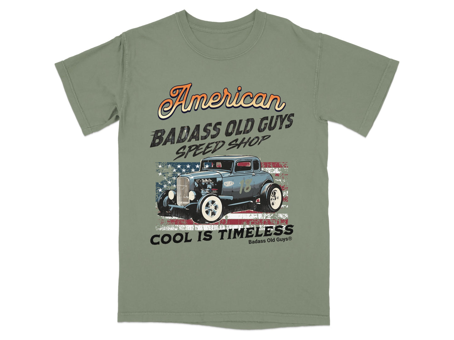 American Badass Old Guys Speed Shop Cool Is Timeless product type